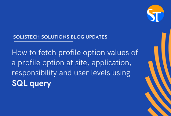 How to check profile option value using SQL query